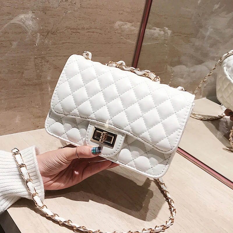 

Sac a main 2021 Factory Wholesale PU Leather Purses and Handbags Square Women Hand Bags for Ladies, The picture color