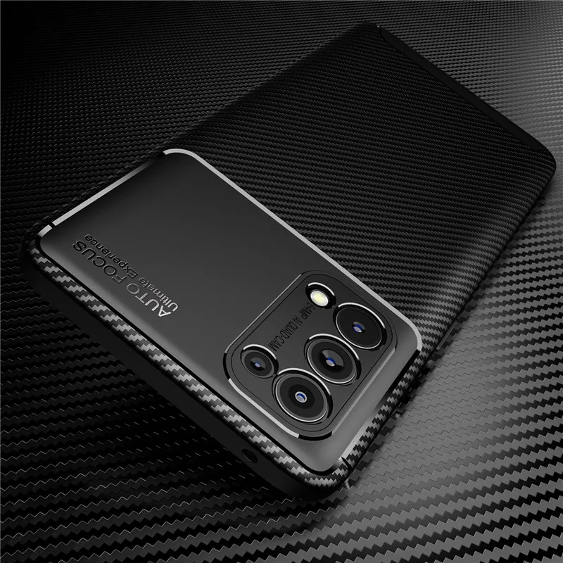 

Luxury Business Style Matte Soft Casing Silicone Carbon Fiber Case For Oppo Reno 5 Pro Mobile Phone Accessories, 9 colors
