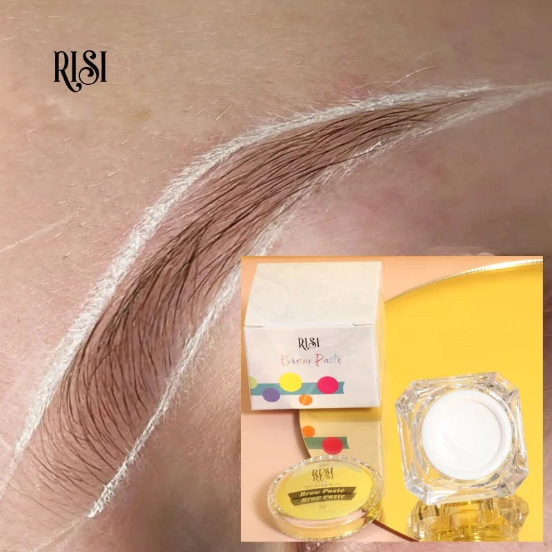 

RISI Mapping Brow Shape Position Eyebrow Tinting Tool Mapping Paste Brow Paste White Private Label