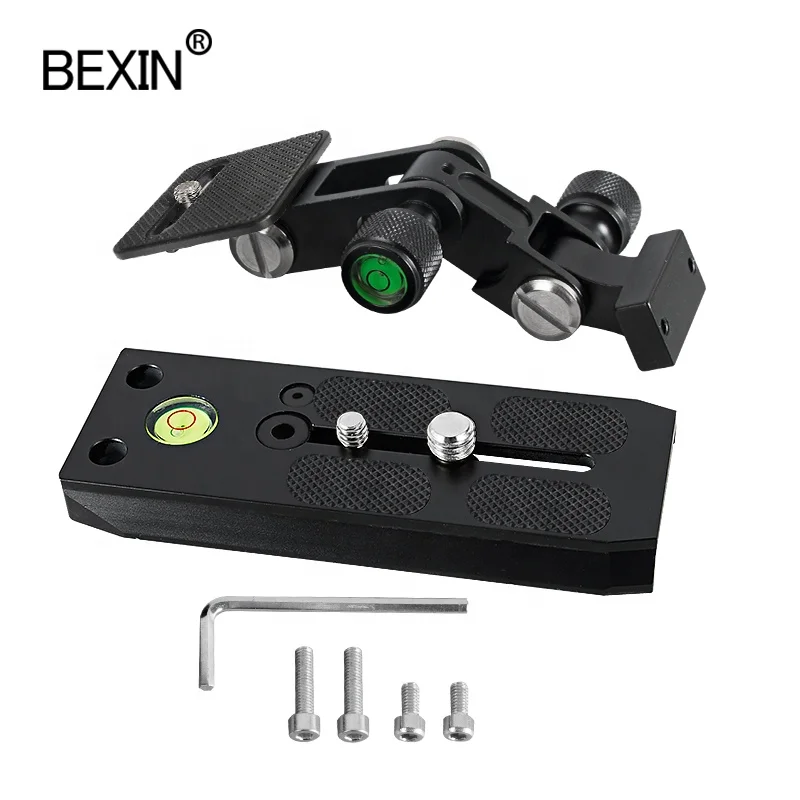 

BEXIN 120mm Camera telephoto birdie lens body bracket Holder extension quick release plate for 18-135 55-200 70-300 camera lens