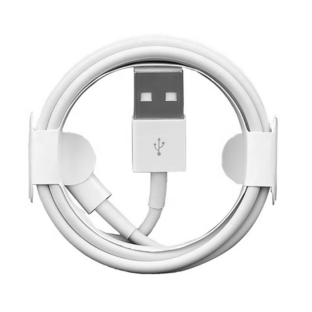 

Hot selling Amazon 8 pin white data cable for Apple iPhone charger phone cable usb