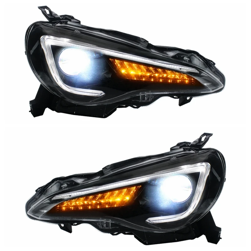 VLAND manufacturer for FT86/GT86 2012-UP LED car Headlight for BRZ 2013-UP for Head light turn signal with sequential indicator
