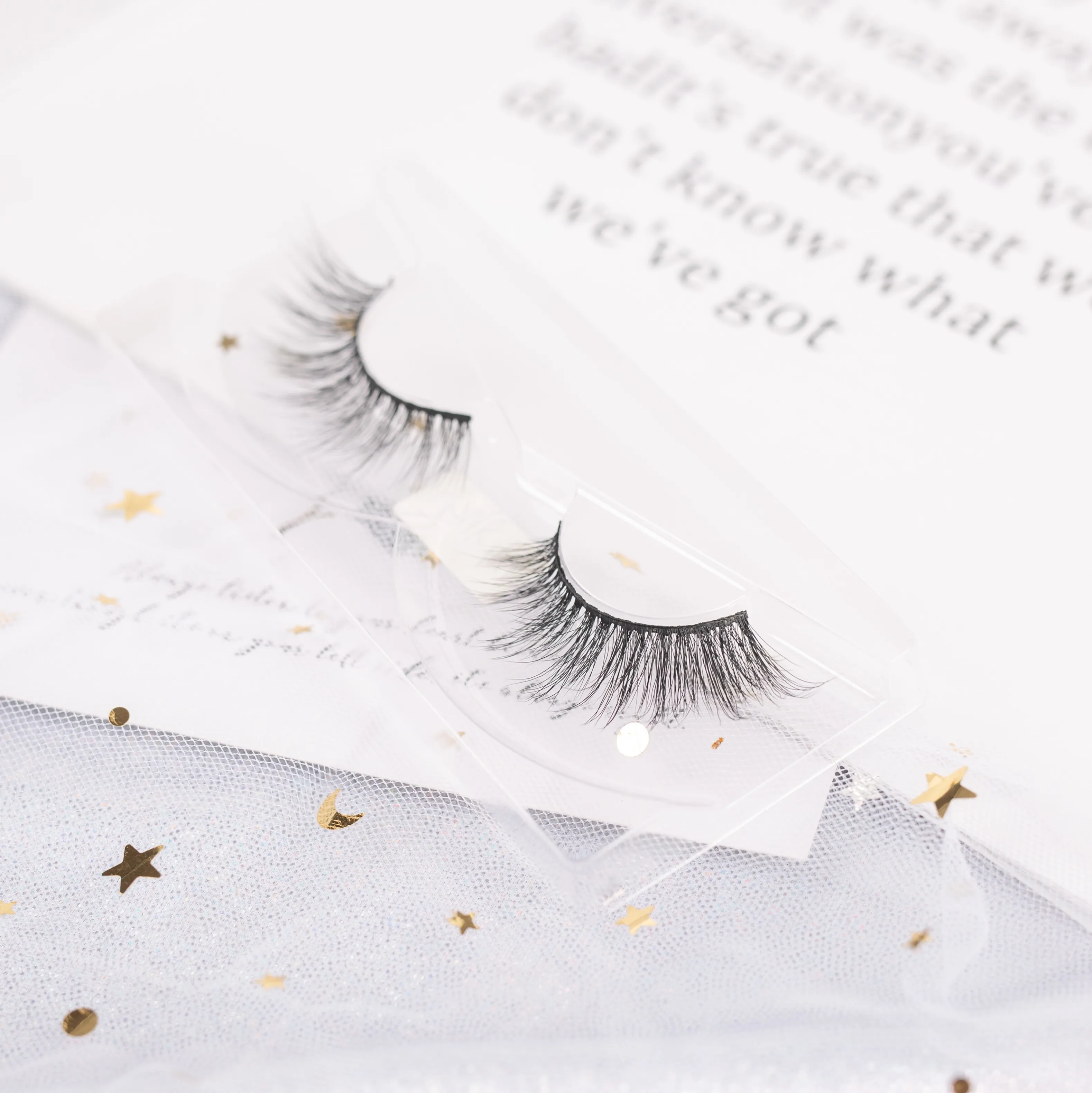 

faux eyelashes mink 18mm and other eyelashes, Natural black color