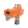 Hot sale ac220v intelligent electric actuator linear threaded ball valve price list