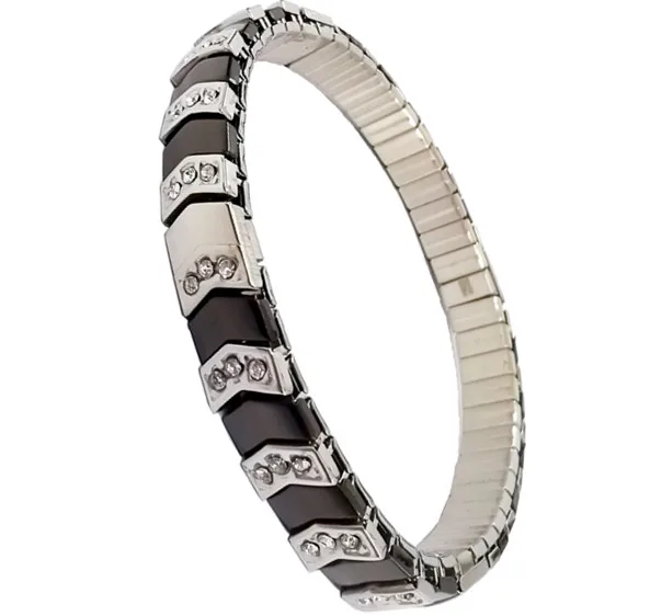 

Magnetic 316L Stainless Steel Flex bangle Bracelet, Different