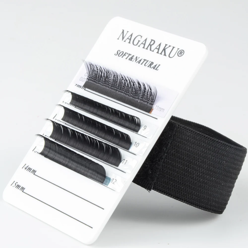 

NAGARAKU eyelash extension holder plastic hand holder eyelash extension wrist card 8 lines used to holder the eyelash, White