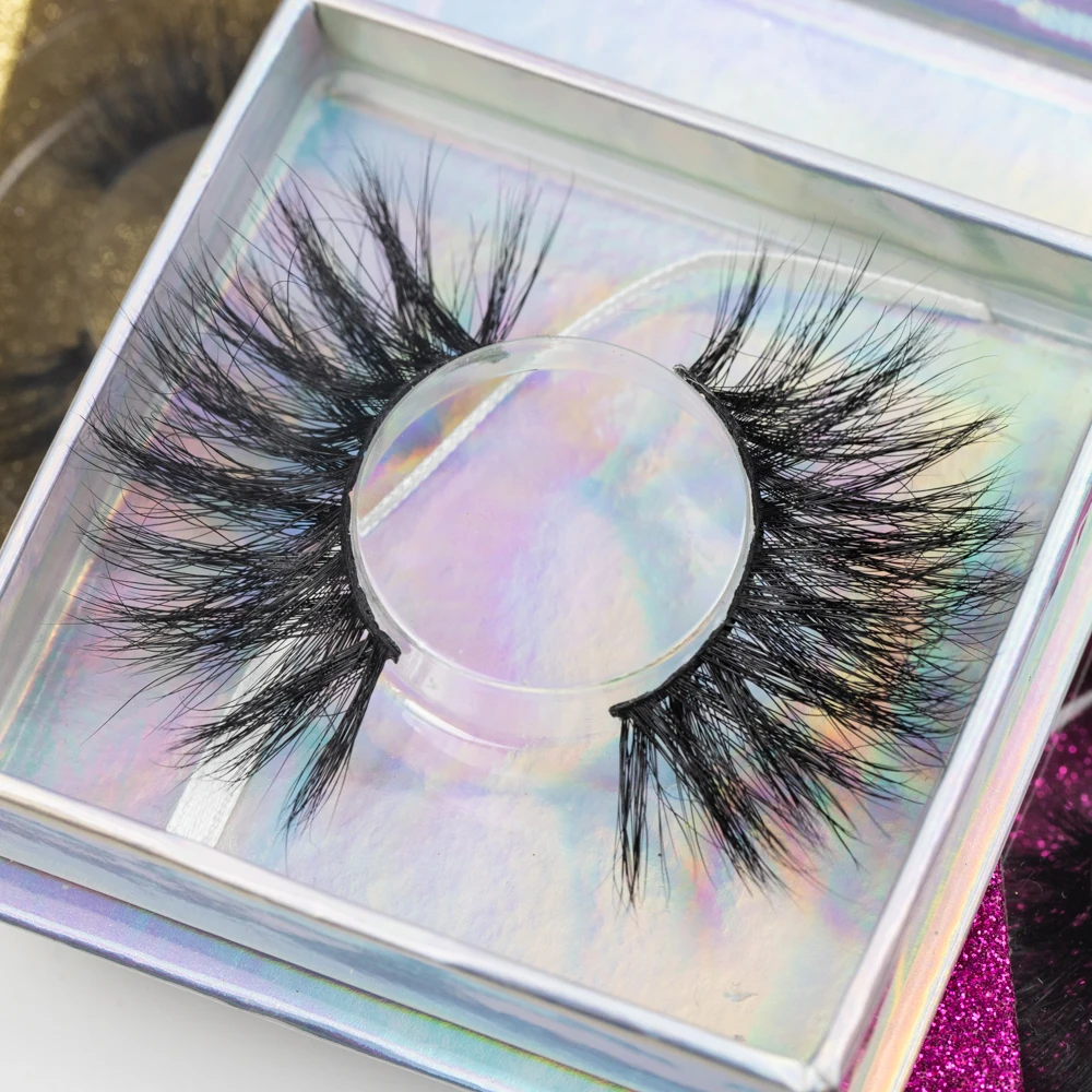 

Top quality 25mm 3d Mink Eyelashes Private Label lashes