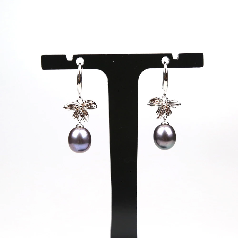 

Fashion High-End Earring sterling 925 Drop Pearl Earring Jewelry For Women, Colors