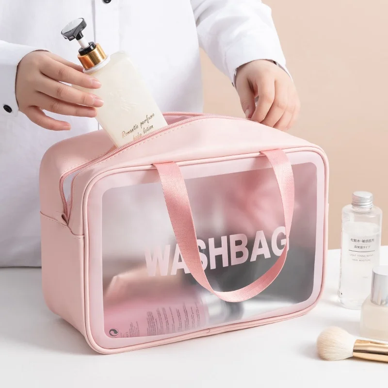 

Travel Portable Clear Transparent PVC Waterproof Personal Care Lash Kit Makeup Organizer Cosmetic Bags Cases, Colorful