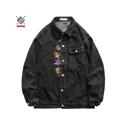 

Custom Design Wholesale High Quality Mens Cotton Jeans Jacket Custom Mens Jean Spring Jackets