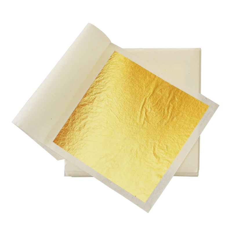 

99% Edible Gold Foil 24K Pure Gold Skin Care Facial Mask Food Decorations Genuine Gold Leaf Sheets