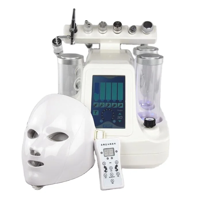 

7 in 1 Hydra Face Peel Oxygeneo Facial Machine with LED Face Mask