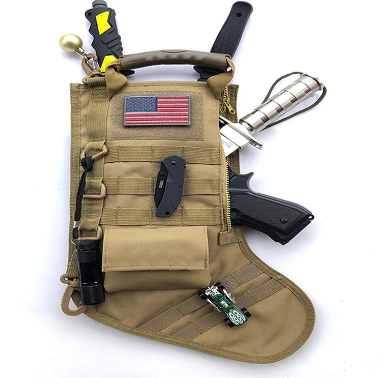 

A3276 Christmas Stocks Military Combat Hunting Pouch Pack Bags Outdoor Supplies Pouch Storage Hanging Pack Tactical Storage Bag