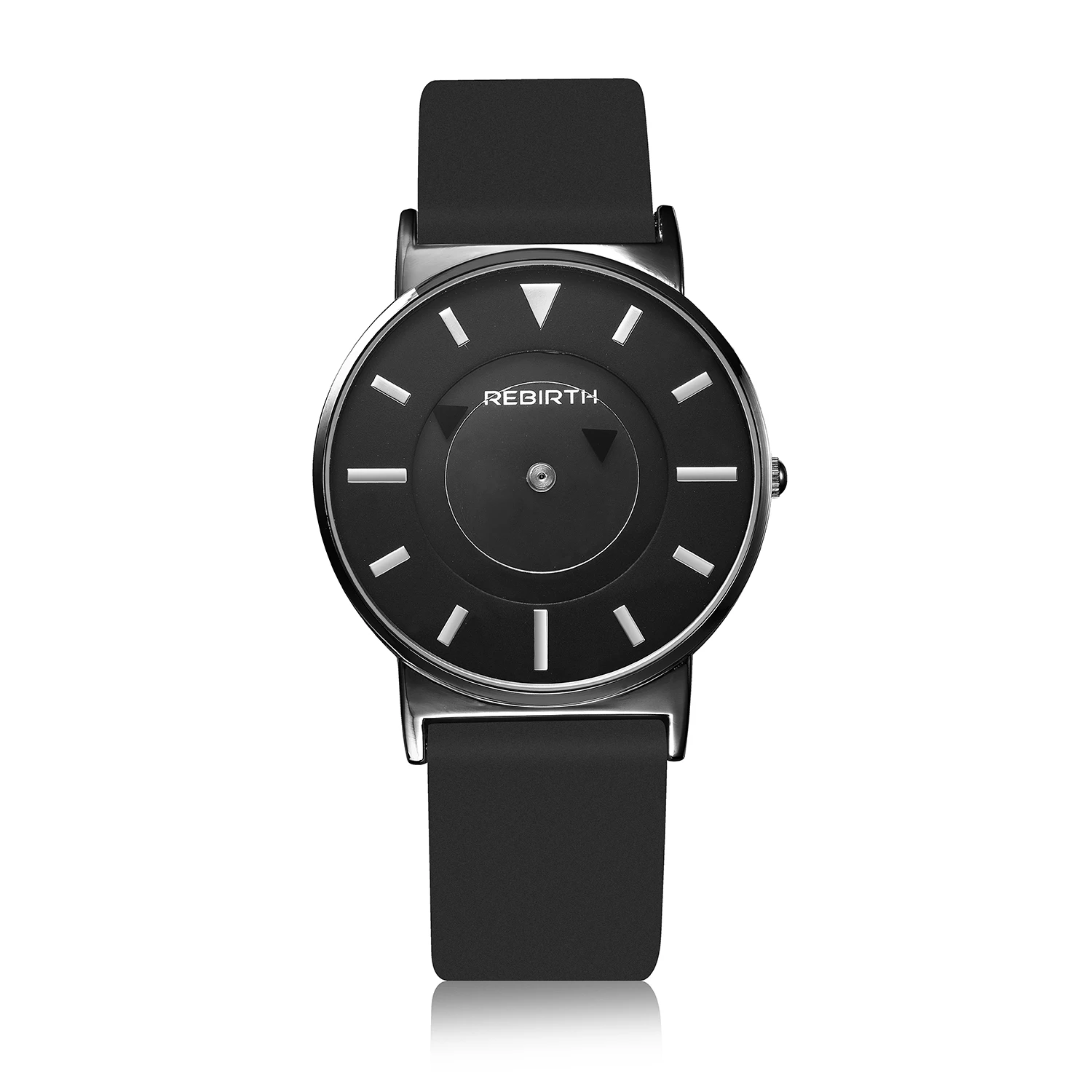 

REBIRTH RE035 cheap black girls quartz watch 2020 Leather band water resist analog display Simple casual hand watch
