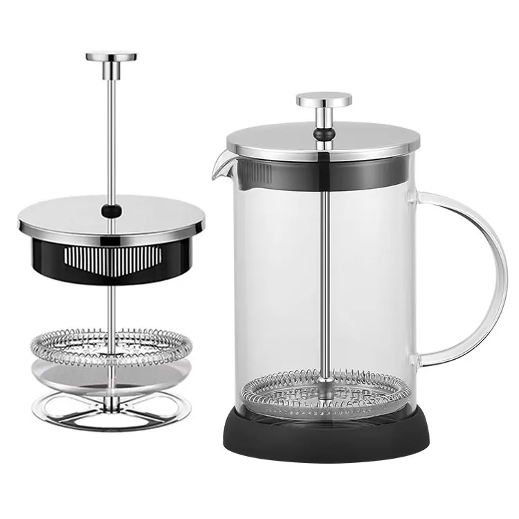 

Heat resistant high borosilicate glass wholesale stainless steel french press coffee maker