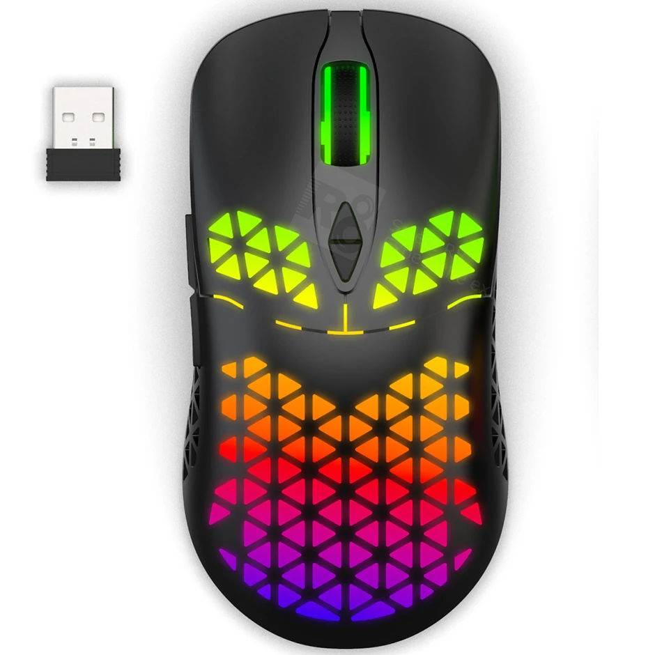 

Factory Hot Sale 7D 2.4Ghz Usb Souris Sans Fil Wireless Drag Clicking Glorious Model O Mouse With Honeycomb Hole For Computer, Black/white/blue/pink