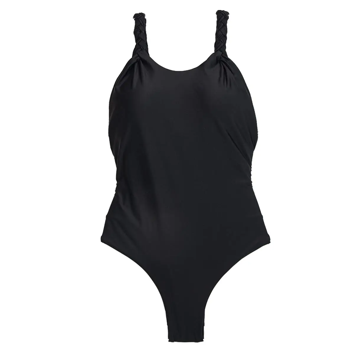 

Black sexy one piece high waist swimsuit hot sale 2021