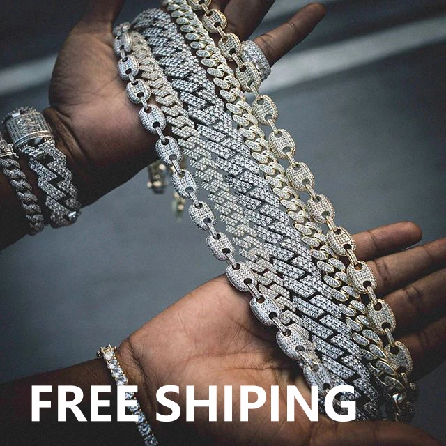 Miss Dropshipg Custom Jewelry Hip Hop Men Women 14k White Gold Plated Cz Diamond Iced Out Cuban Link Chain Bracelet Necklace Buy Hip Hop Jewelry Men Necklace Men Bracelet Product On Alibaba 