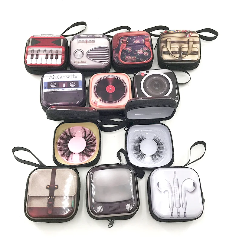 

Eyelashes custom logo lashes silk 6d mink raw lashes pestanas with eyelash packaging case