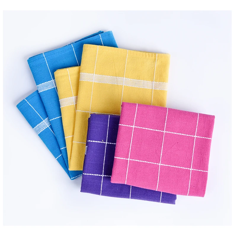 High-quality Plain Cotton Linen Table Napkins Tea Towels Absorption L 