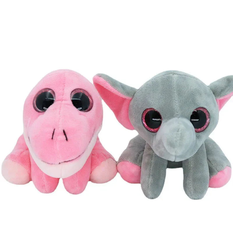 

Dinosaur Animal Plush Toys Big Eyes Elephant Unisex ASTM Cute Animal Doll Juguetes Baratos Unisex Por Mayor Soft Plush Material