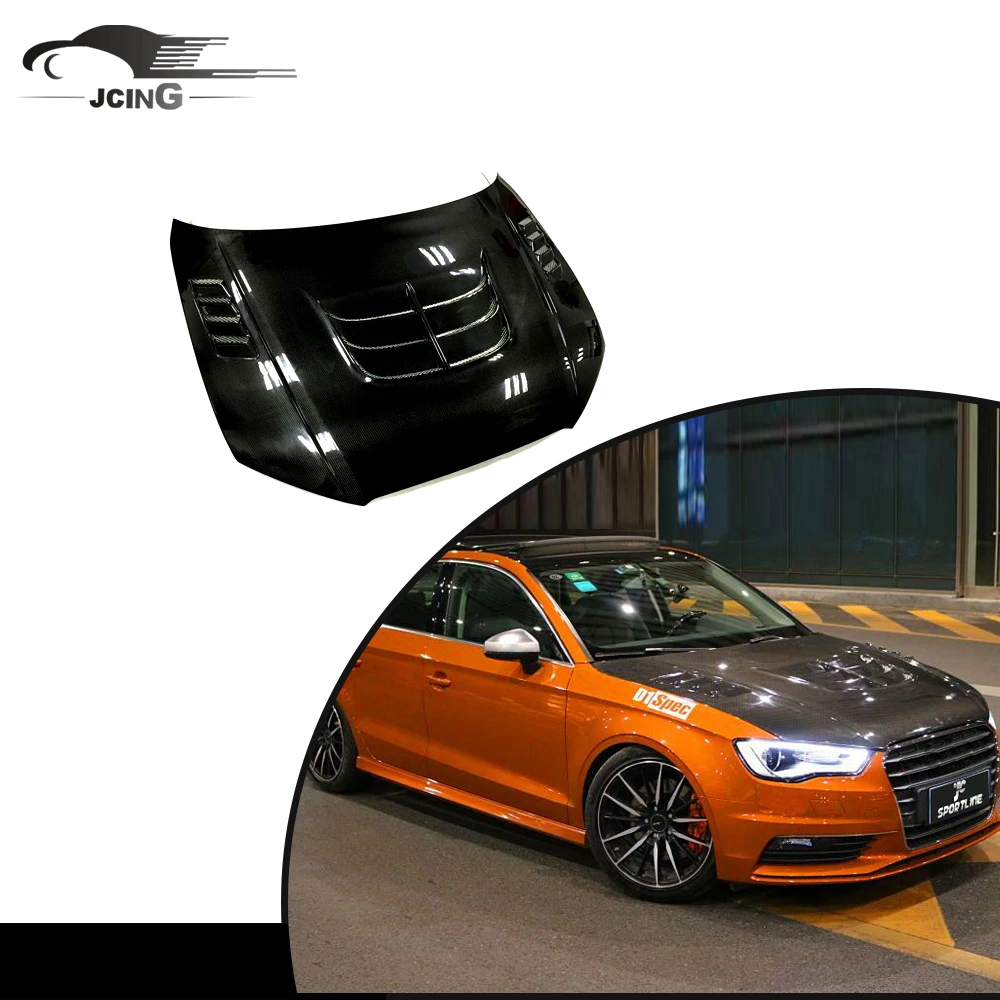 

Carbon Fiber Car Hood Bonnet for Audi A3 S3 2014-2016