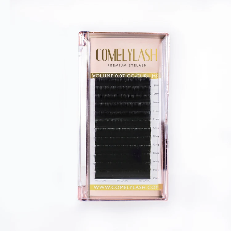 

COMELYLASH eyelash wholesale mink eyelash extensions 0.07 L curl eyelash individual extension, Black