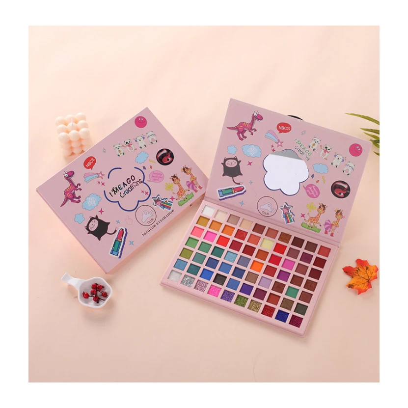 

Eye Makeup Cosmetics Glitter Matte Powder 70 Color Eyeshadow Palette