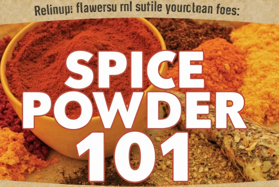 Spice powder collection