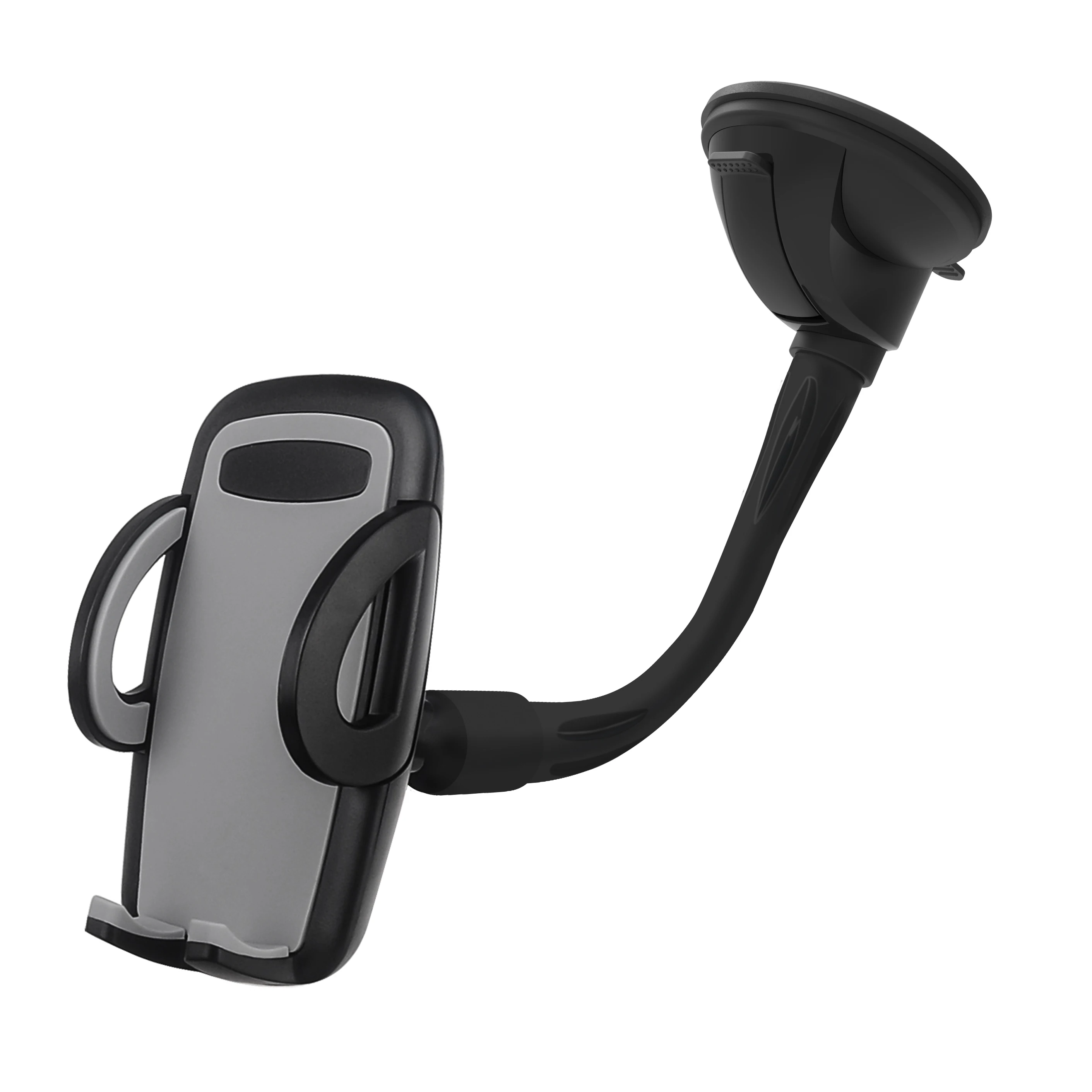 

360 degree rotation flexible gooseneck car mobile phone holder non-slip windshield easy mounting best universal car mount