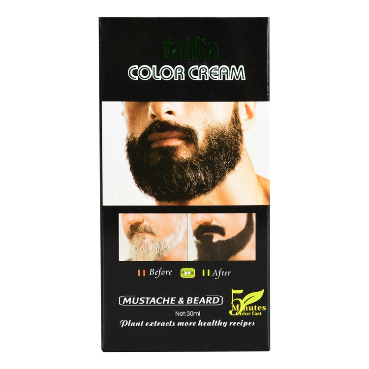 100 Natural Hair Color Dye Men Beard Mustache Dye Beard Color Dye Wax
