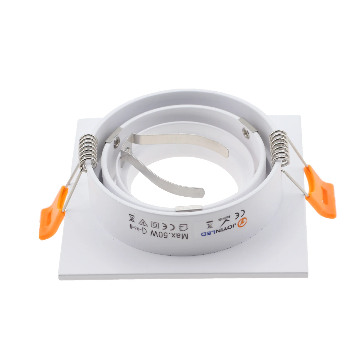 Recessed Spot Light Frame Adjustable Led Downlight Casing Square Led Spotlight Frame Fixtures