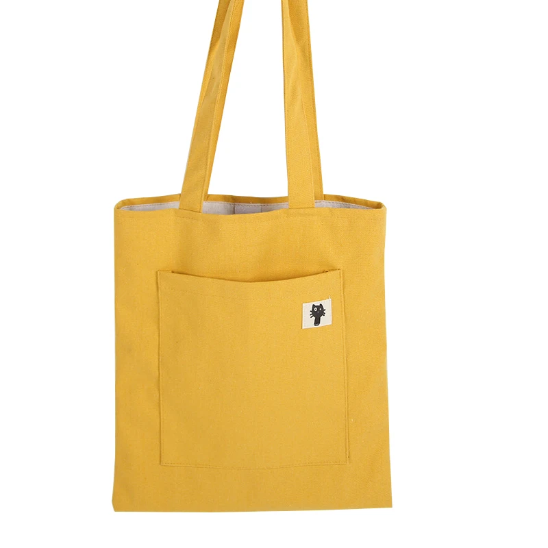 

Twinkle Factory Shopping Cotton Logo Portable With Print Laptop Canvas Bag