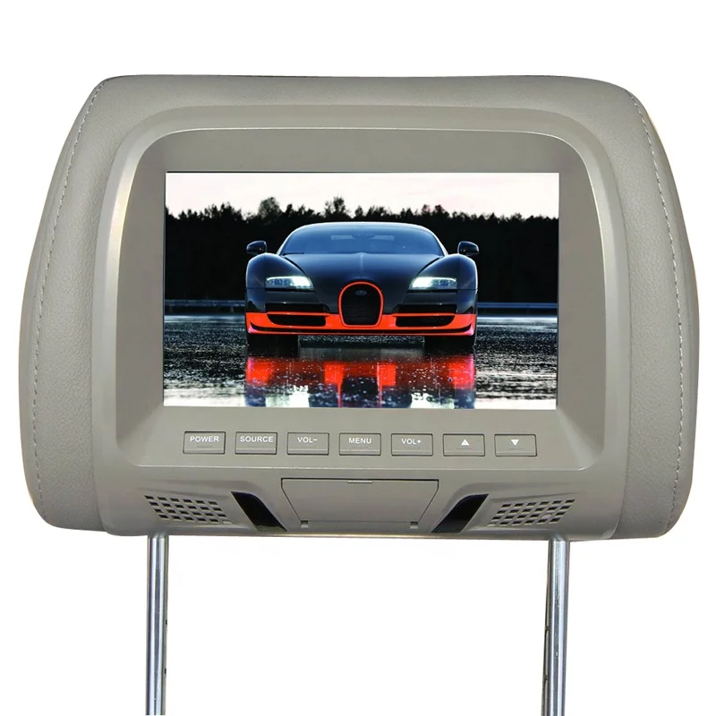 7 Inch Car Headrest Monitor Headrest Monitor Av Display 7 Inch Tft Led