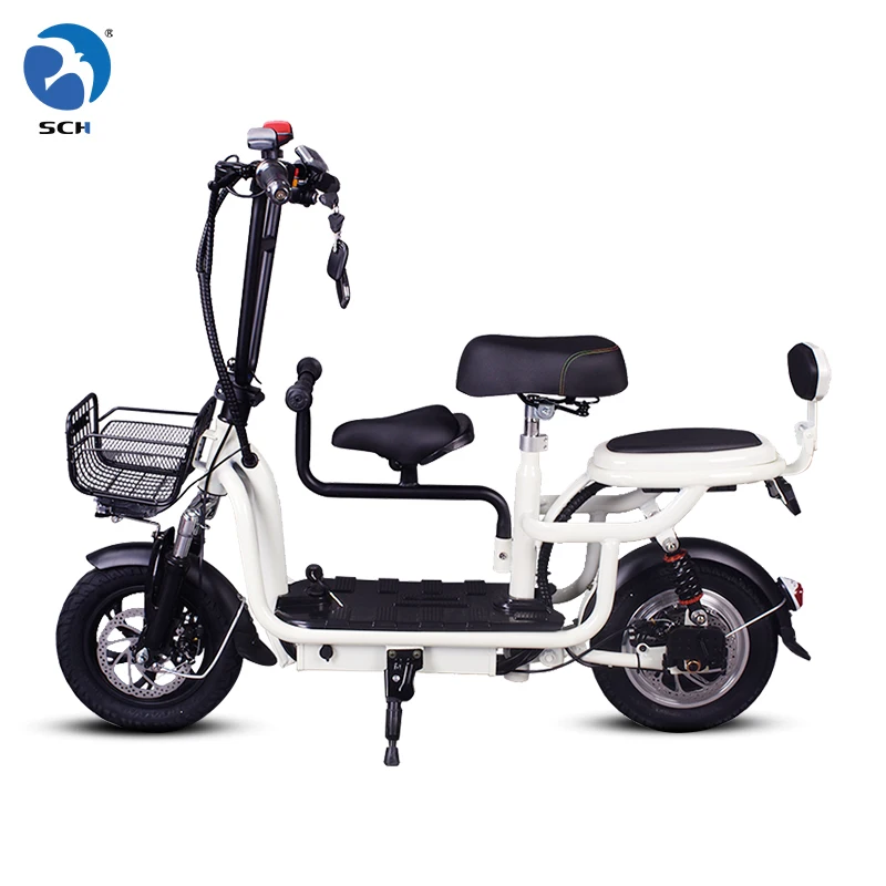 

48V 8Ah 10Ah 12Ah 16Ah battery 350W Motor Three parent child foldable electric scooter bicycle