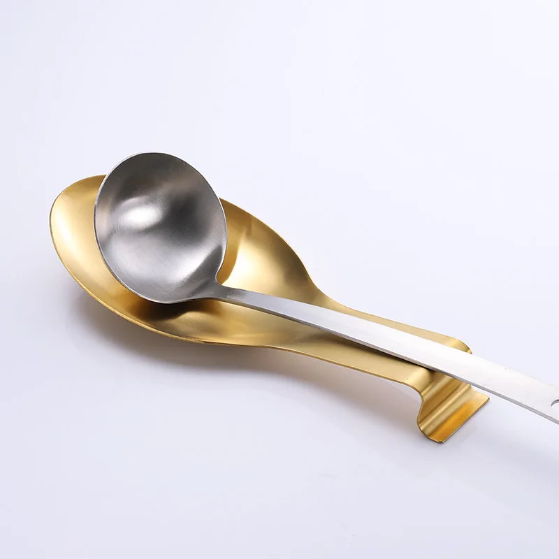 

Stainless Steel Spoon Rest Holder for stove top,Spatula Ladle Holder,Kitchen Utensil Spoon Holder, Customized