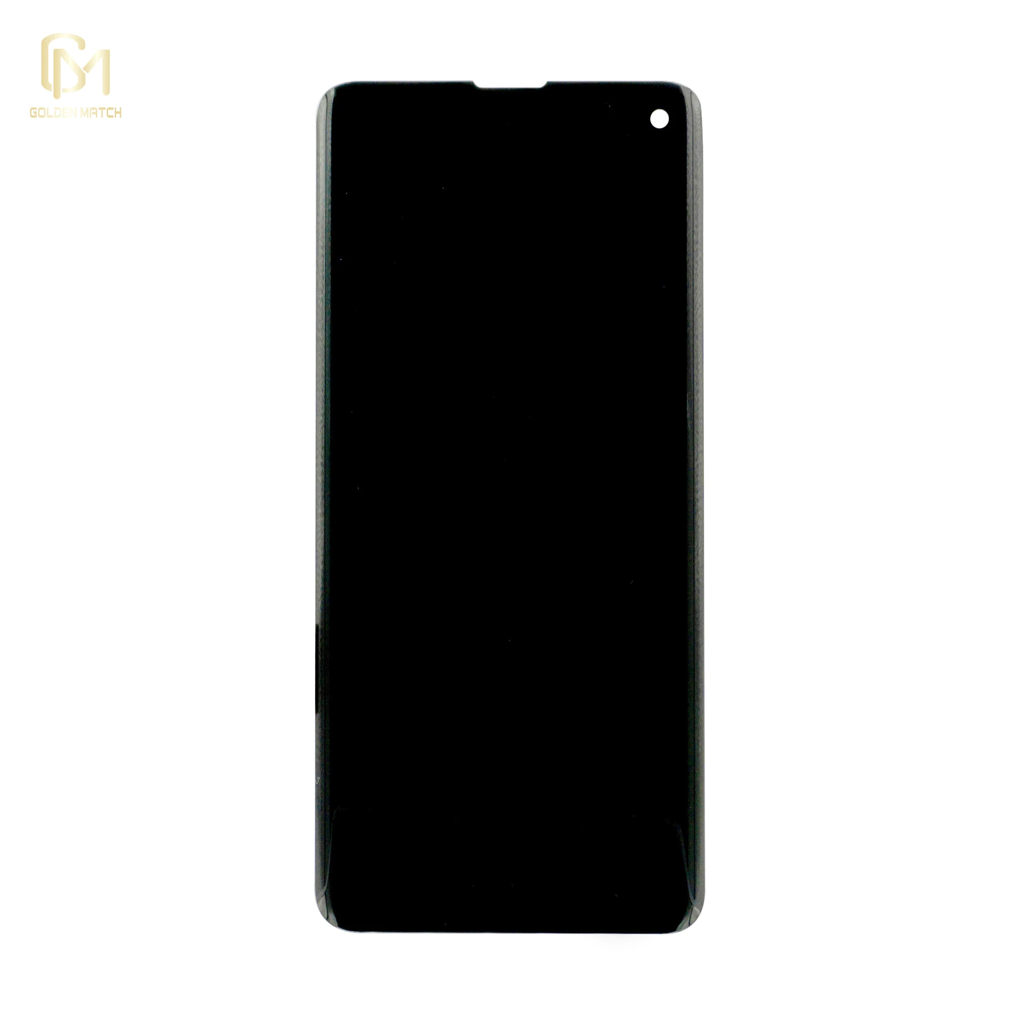 

Original changed glass lcd display for samsung S10 lcd touch screen (withframe & without frame), Black