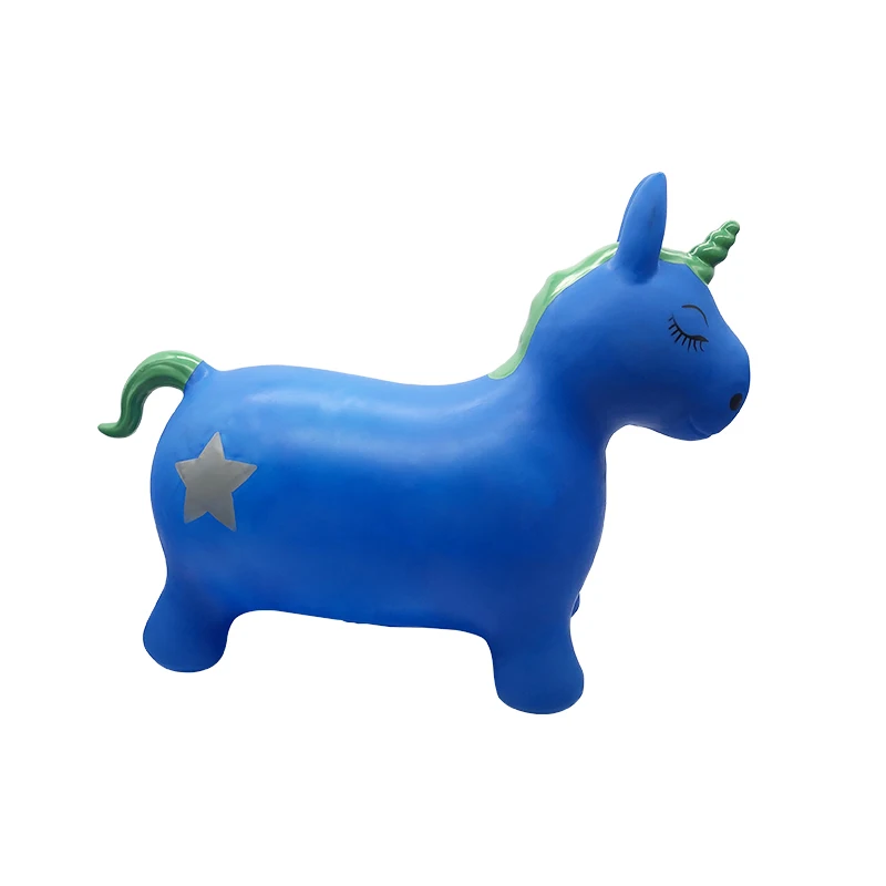 
Bouncy Unicorn Hopper Kids Inflatable Hopper Ride On Bouncer Toy 