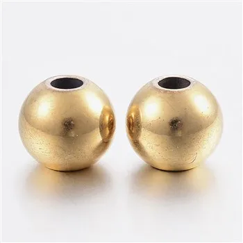

Pandahall 8mm 304 Stainless Steel Spacers Rondelle Beads, Golden