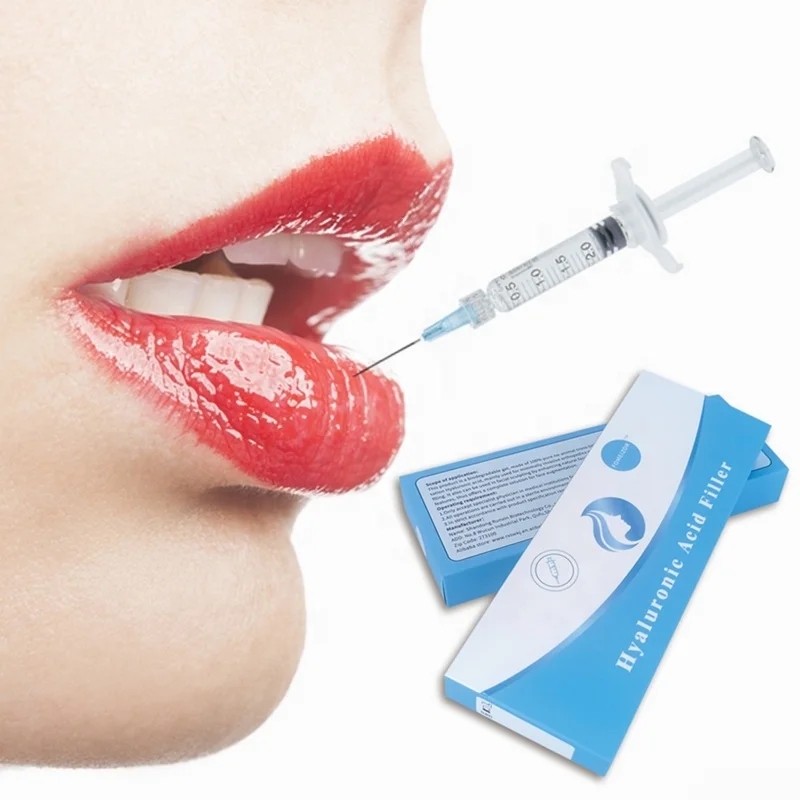 

Cross linked hyaluron lip filler injection 1ml