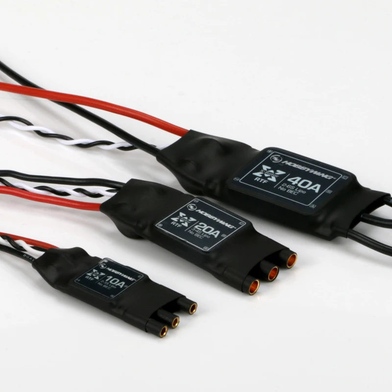 4 Pcs Hobbywing XRotor 40A OPTO Brushless ESC 2-6S W/Cables For Drone Quadcopter 