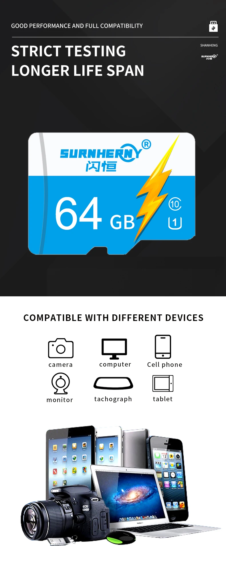 Customizable Factory Price High Speed U1/U3 Class 10 Memory MicroSD Card 8GB 16GB 32GB 64GB 128GB - ANKUX.COM
