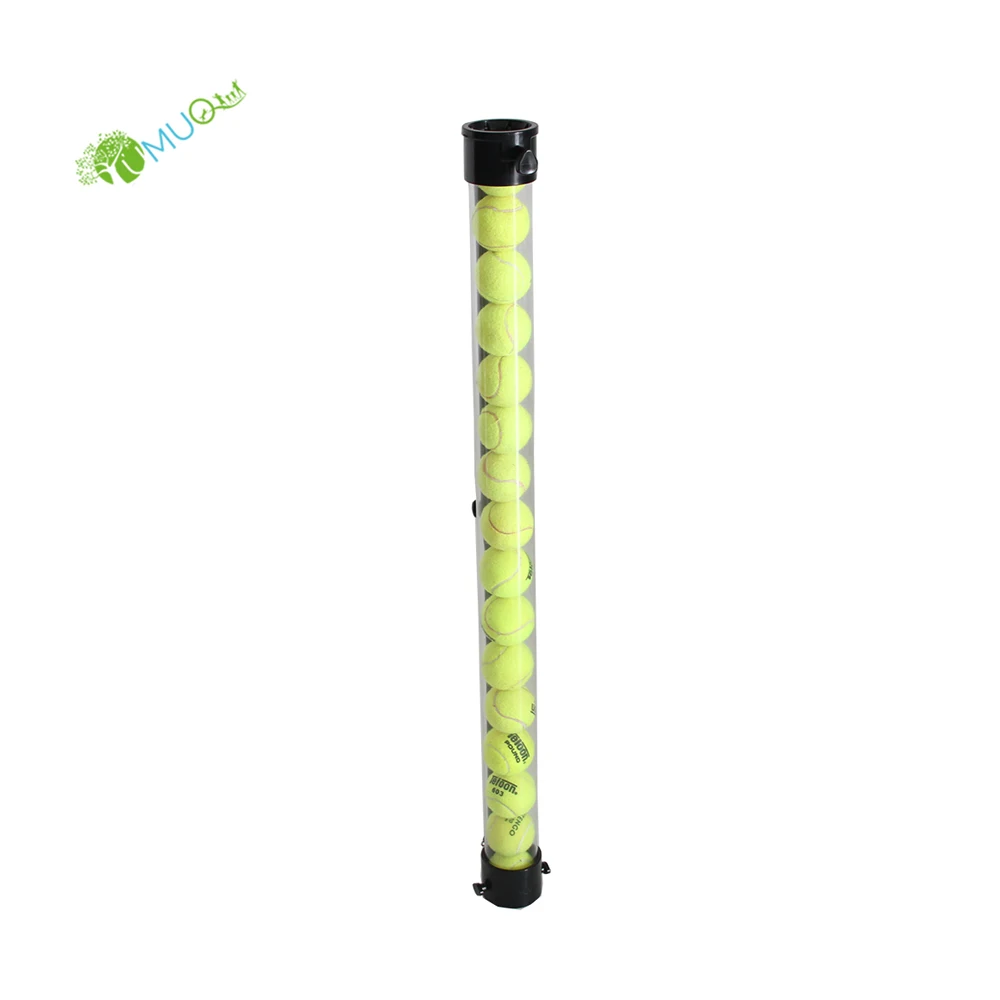 

YumuQ Tennis Ball Pick Up Tube with 18 PCS Ball Capacity, Ball Picker Upper Tube for Outdoor Tennis, Pickleball Training