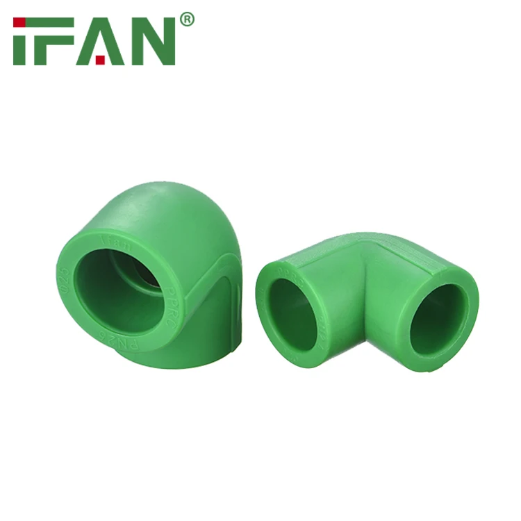 

IFAN Free Sample New Raw Materials PPR Pipe Fitting Plastic Water Fitting PPR Elbow