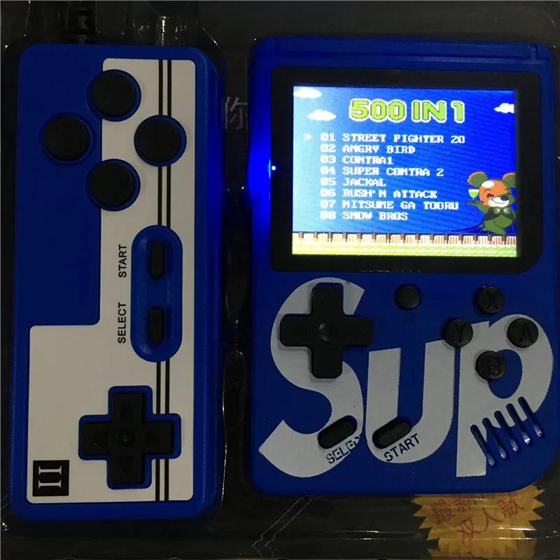 Mini Game Portátil 8 BITS SUP Plus 500 in 1