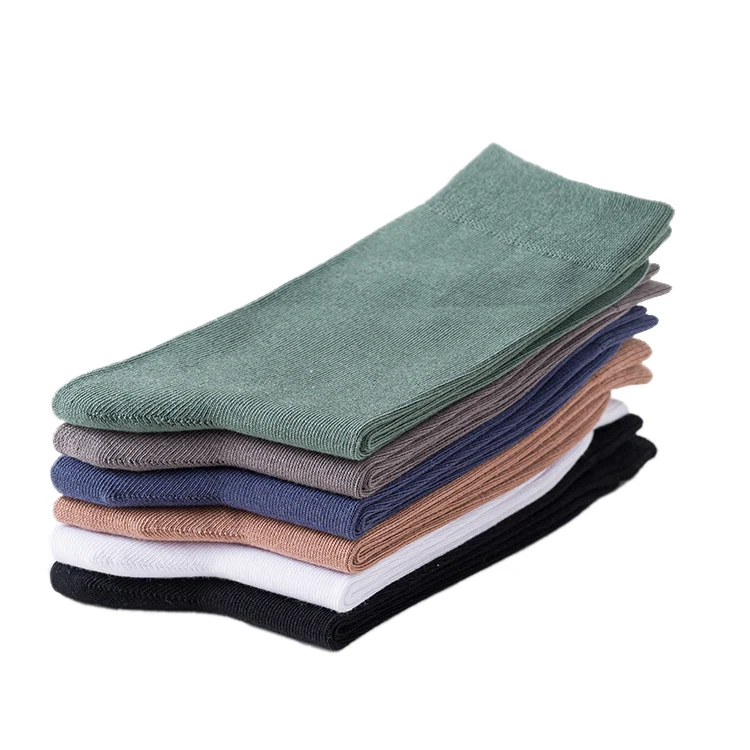 

Low MOQ Top quality gentleman anti slip socks men black manufacture for business cotton socks