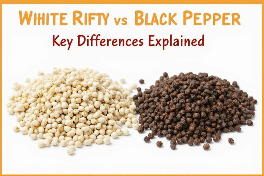 black pepper white