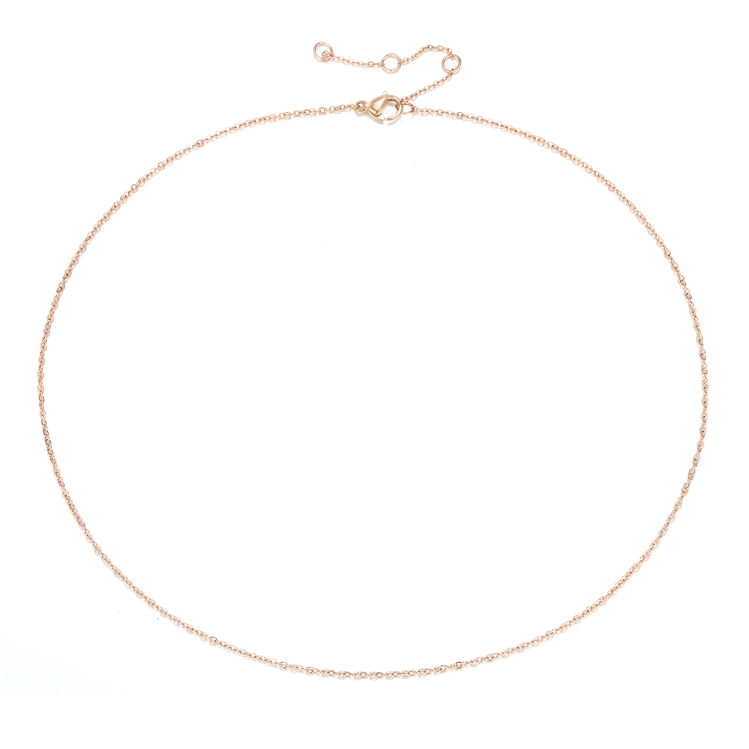 

Hot Selling Wholesale Modern Fashion Jewelry Thin Chain Link Choker Women