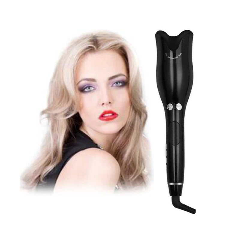 

Ceramic Spin Styler Curling Hair Curler Automatic Rotating Ionic Hot Air Brush, Black,pink,blue,white