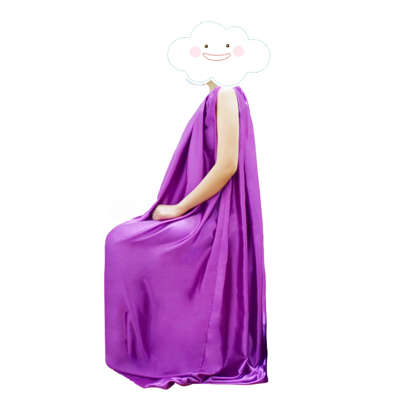 

Embroidery logo cloth yoni steam gowns, Pink, purple, gold, green